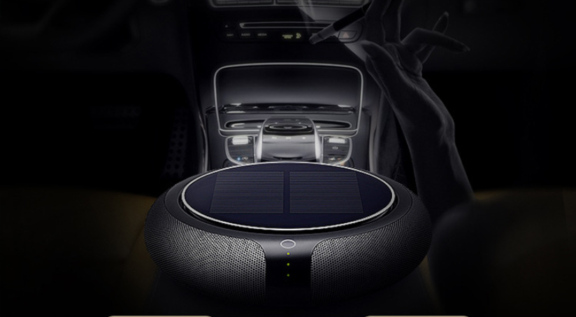 Auto-und Raum Luftreiniger Solar eliminiert Formaldehyd und schlechte Gerüche durch negativ-Ionen