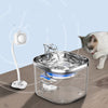 Haustier-Wasserspender aus Edelstahl mit automatischer Zirkulation und integriertem Filter
